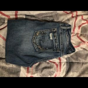 Silver jeans